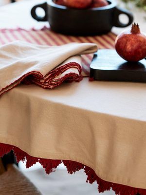 Svanefors Stine Duk Röd 145x280 cm