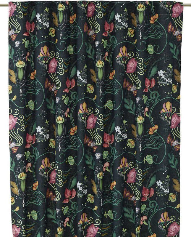 Svanefors José Gardin Svart 135x240 cm