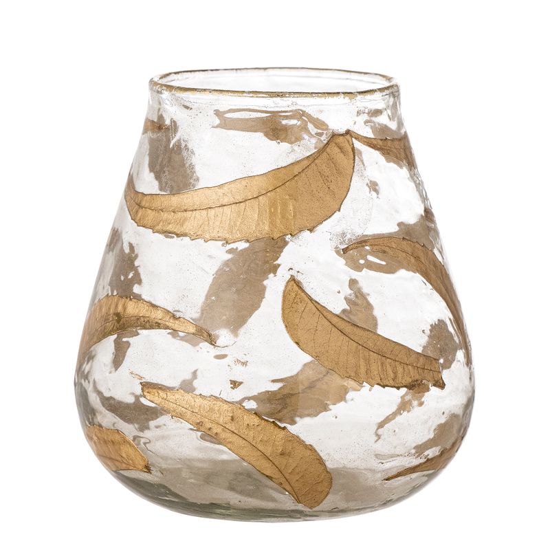 Värmeljushållare Guld Återvunnet glas Fidelia | Bloomingville