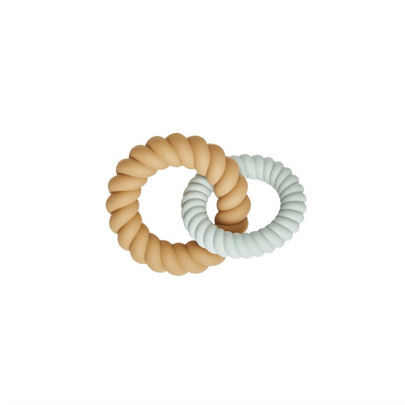 Bitring Ljus mint / Ljust gummi Silikon OYOY MINI