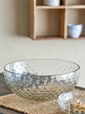 Justina Skål Transparent Återvunnet glas 4400 ml Bloomingville