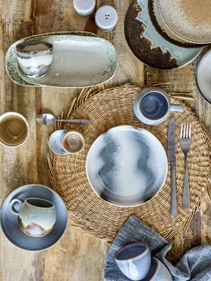 Tallrik Natur Stengods Paula | Bloomingville