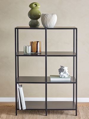 Bokhylla Svart Metall Valde | Bloomingville