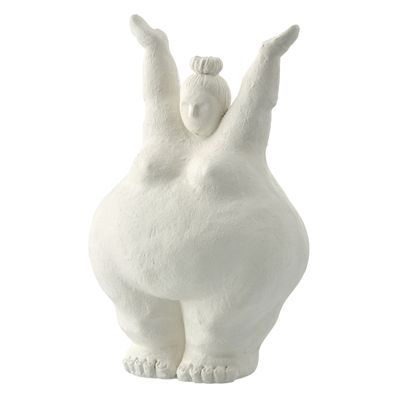 Serafina Dekoration Vit Polyresin 19x14x28 Lene Bjerre