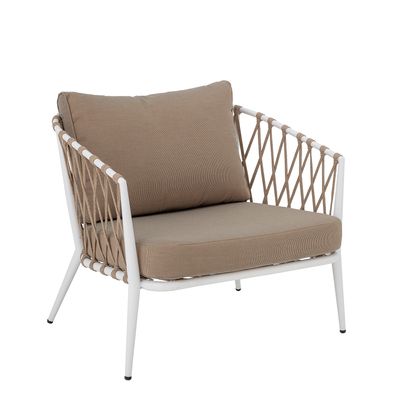 Fåtölj Vit Metall | Bloomingville Creative
