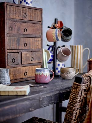 Mugg Blå Stengods | Bloomingville Creative