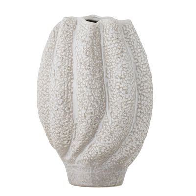 Cove Vas Vit Stengods Ø19.5cm Bloomingville