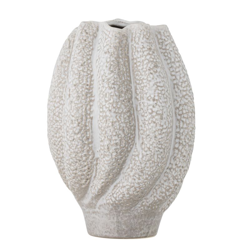 Cove Vas Vit Stengods Ø19.5cm Bloomingville