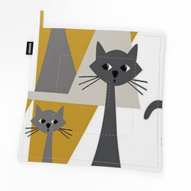 Kitty gul grytlapp Arvidssons Textil