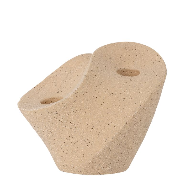 Ljusstake Natur Stengods Brent | Bloomingville