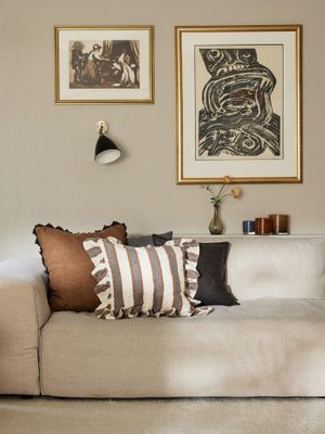 Svanefors Ida Kuddfodral Fudge 50x50 cm