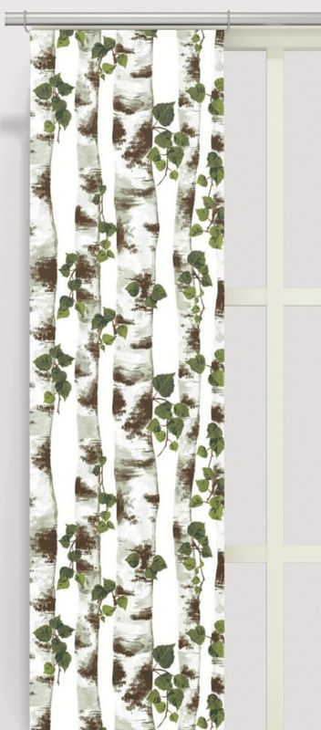 Björk grön panellängd 2 pack Arvidssons Textil