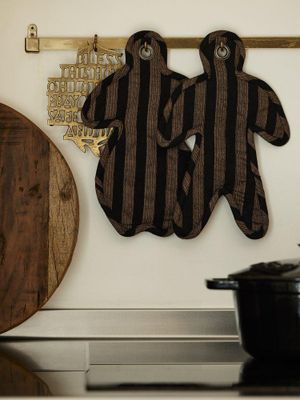 Svanefors Ava Grytlapp 2-pack Fudge 22x32 cm