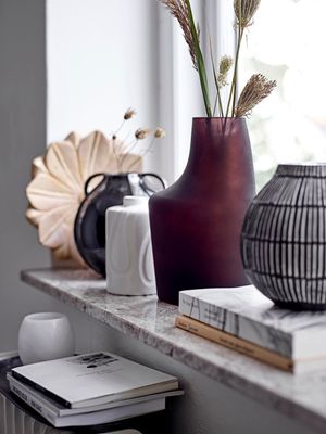 Skål Natur Marmor Evi | Bloomingville