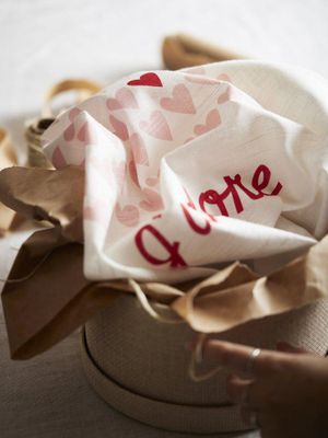 Svanefors J'adore Kökshandduk Rosa 50x70 cm