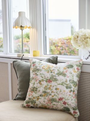 PR Home Wera Bordslampa Offwhite/grön 47cm