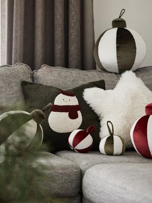 Kula Prydnadskudde Grön 28cm | Svanefors