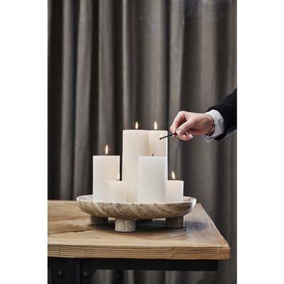 Lene Bjerre Esille Bricka Linne Marmor L32 cm