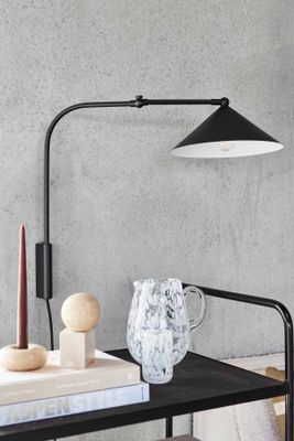 Vägglampa Svart Metall. Aluminium OYOY LIVING