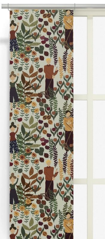 Trädgård (culla) rost panellängd 2 pack Arvidssons Textil