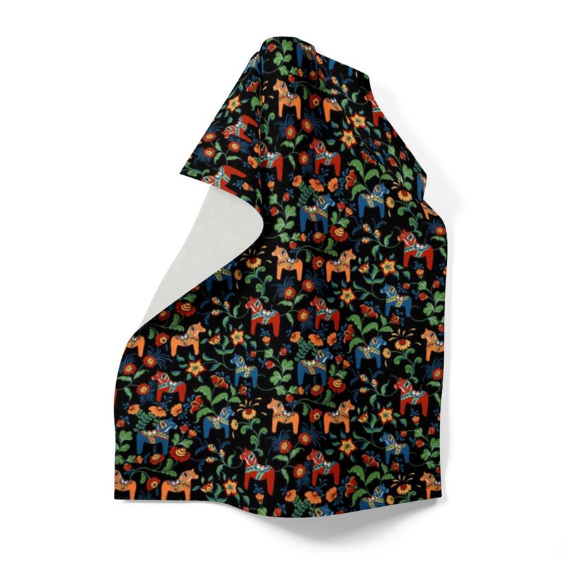 Leksand Mini svart handduk Arvidssons Textil