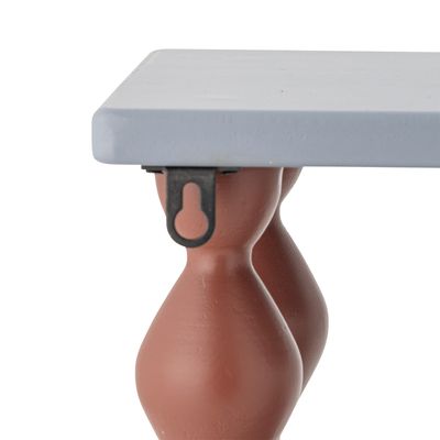 Bloomingville Bibiola Hylla, Blå, Mdf L80xH26xW20 cm