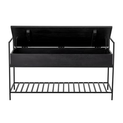 Abelone Bänk Svart FSC 100%® Mango H58cm Bloomingville