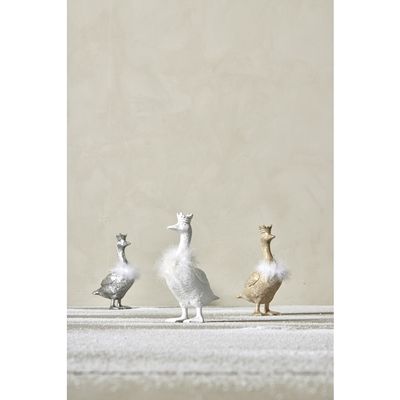 Lene Bjerre Segilla Royal Goose H26.5 cm Antik Silver