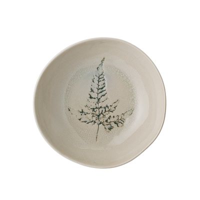 Djup tallrik Natur Stengods Bea | Bloomingville