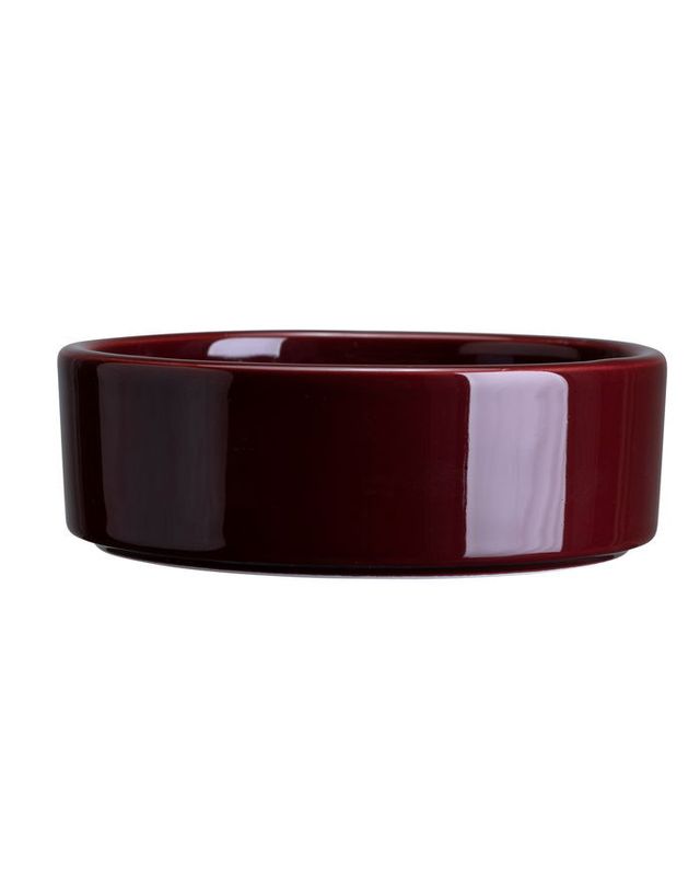 Hoff GLAZED Fat Ø30 cm, Vinröd
