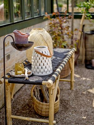 Värmeljushållare Brun Glas Henrike | Bloomingville