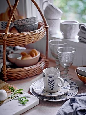 Tallrik Blå Stengods | Bloomingville Creative