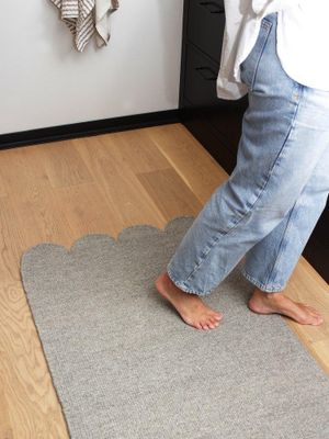 Svanefors Fia Ullmatta Grå 70x140 cm