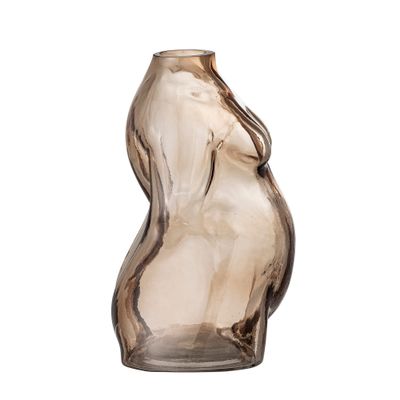 Vas Brun Glas Evie | Bloomingville
