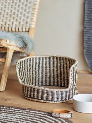 Hundkorg Svart Sjösäv Lenina | Bloomingville