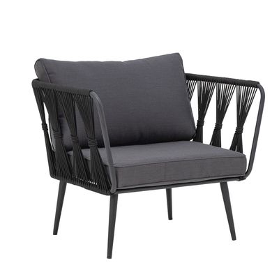 Pavone Loungefåtölj Svart Metall H72cm Bloomingville