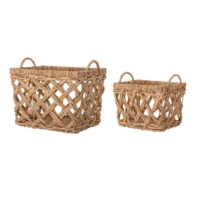 Korg Natur Vattenhyacint Sadia Set om 2 | Bloomingville