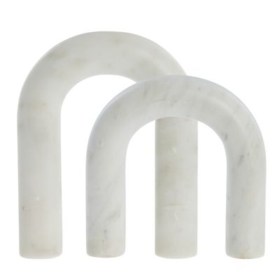 Lene Bjerre Ellia Dekoration Vit Marmor H25.5 cm
