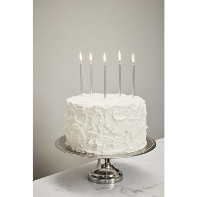 Lene Bjerre Sigrid Tårtfat Silver Aluminium H11 cm