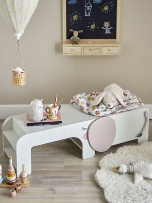 Ferdinand Bänk Grå MDF L110 cm Bloomingville Mini