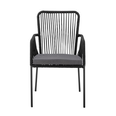 Matsalsstol Svart Metall Santino | Bloomingville