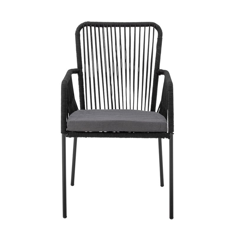 Matsalsstol Svart Metall Santino | Bloomingville