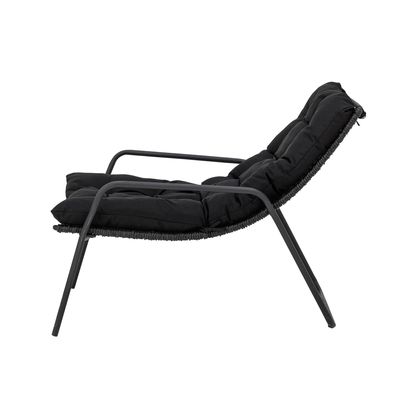 Solstol med pall Svart Metall Boel Set om 2 | Bloomingville