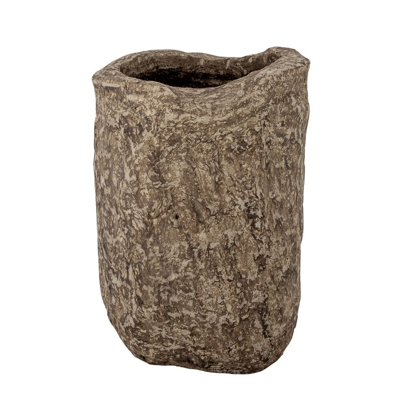 Dekorationsvas Brun Pappersmassa Janay | Bloomingville