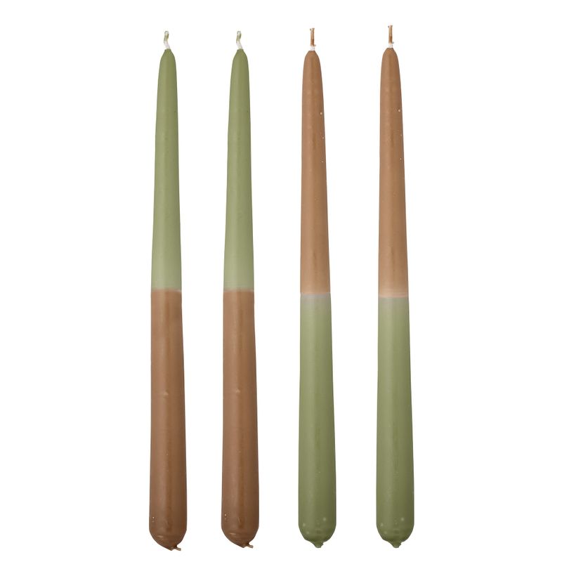Ljus Grön Paraffin Burma Pack of 4 | Bloomingville