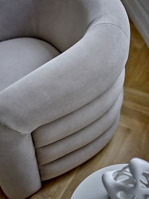 Joel Loungefåtölj Grå Plywood L78 cm Bloomingville