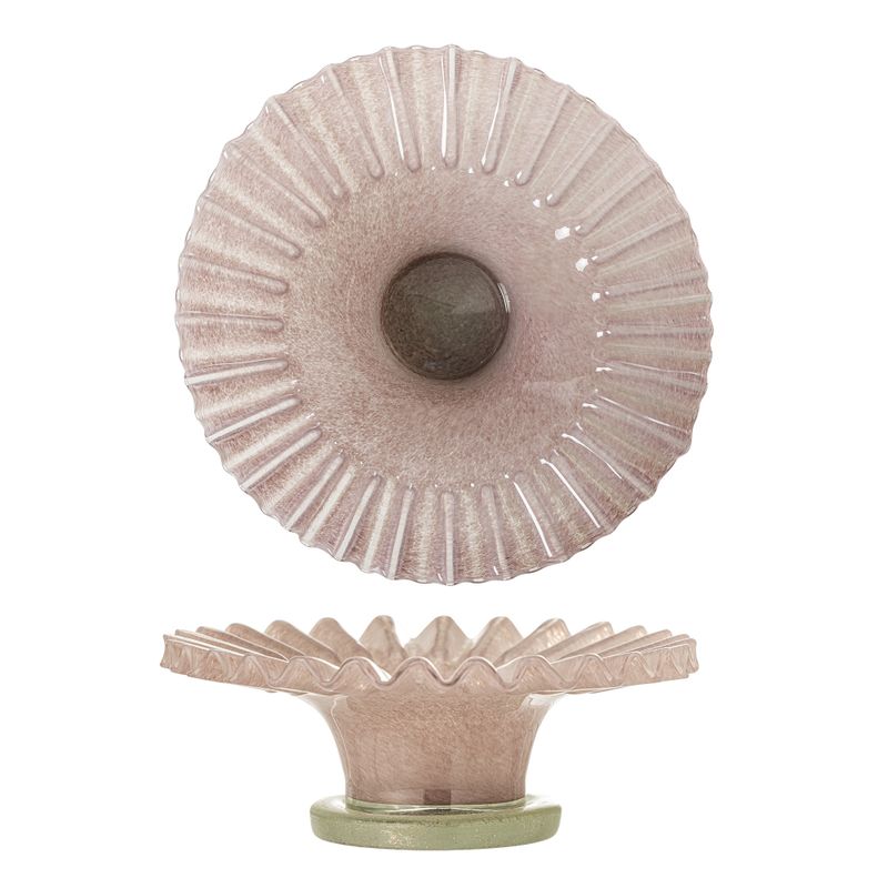 Garnet Skål Rosa Glas Ø29cm Bloomingville