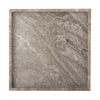 Bricka Brun Marmor Majsa | Bloomingville