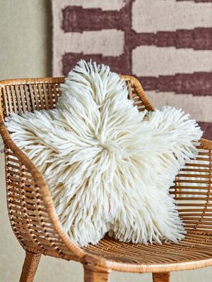 Kudde Natur Ull Star | Bloomingville