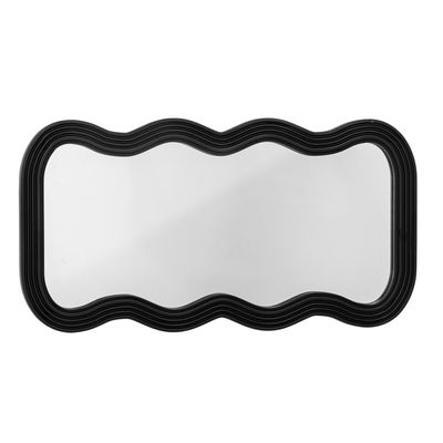 Väggspegel Svart MDF Parker | Bloomingville